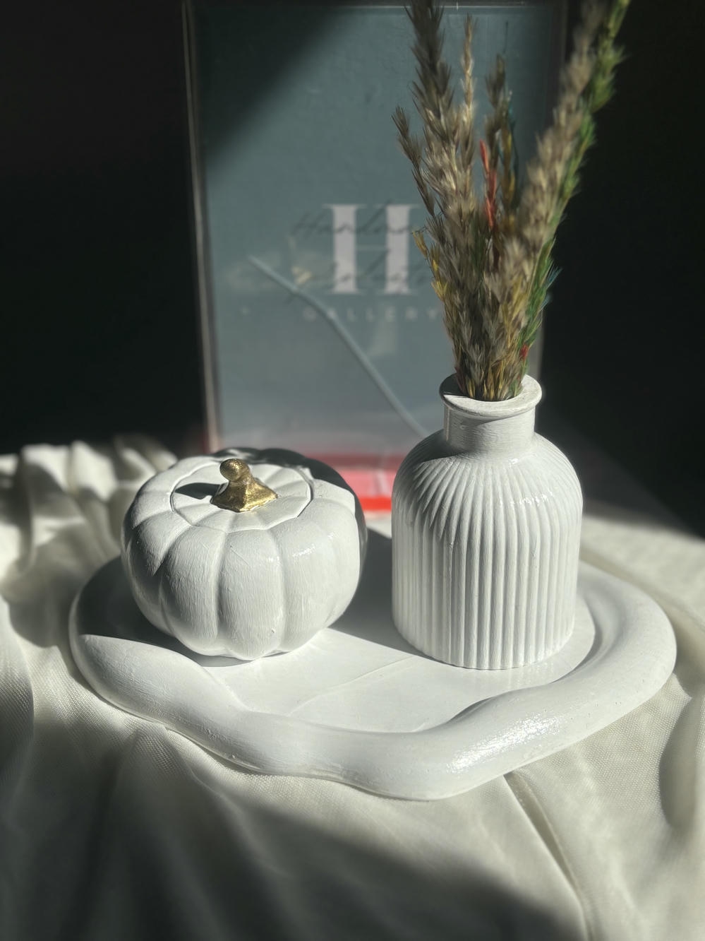 Pumpkin white set 